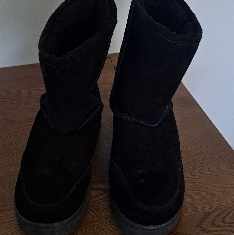 Black Suede Boots